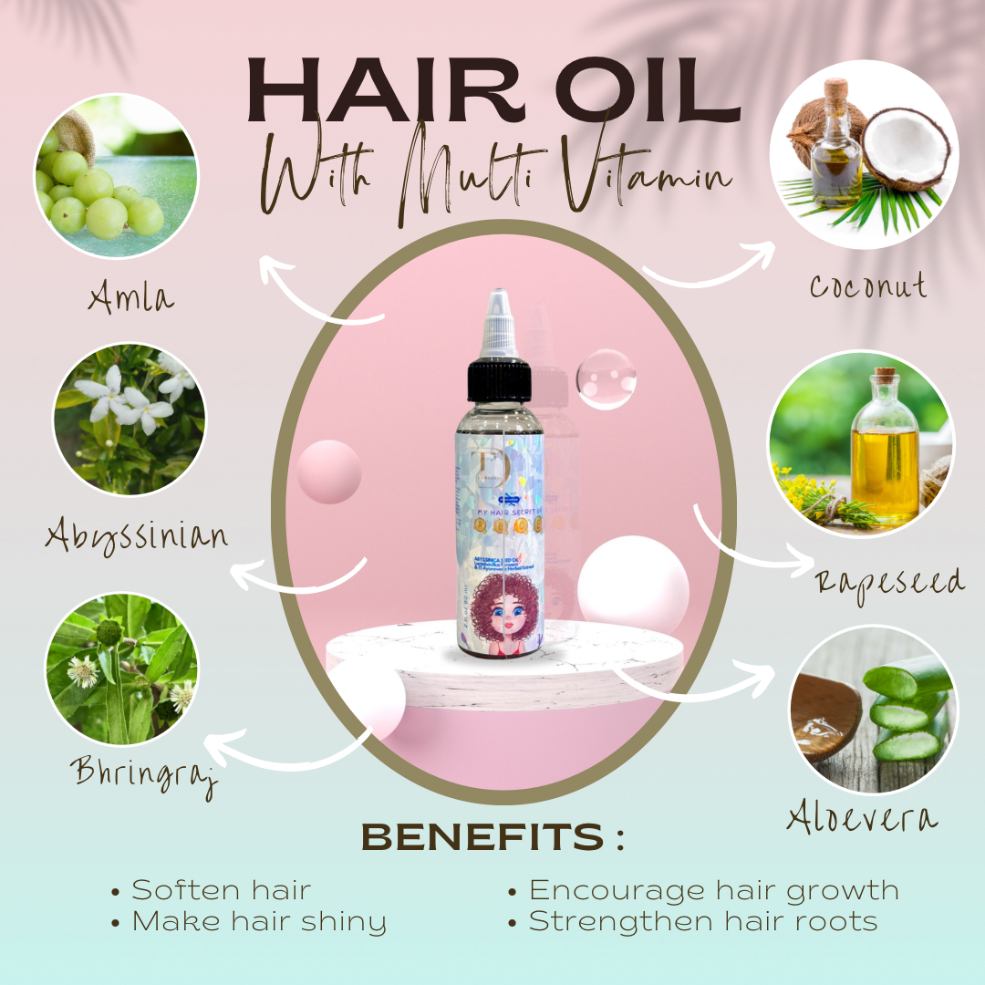 My Hair Secret Oil -TD LABeauty