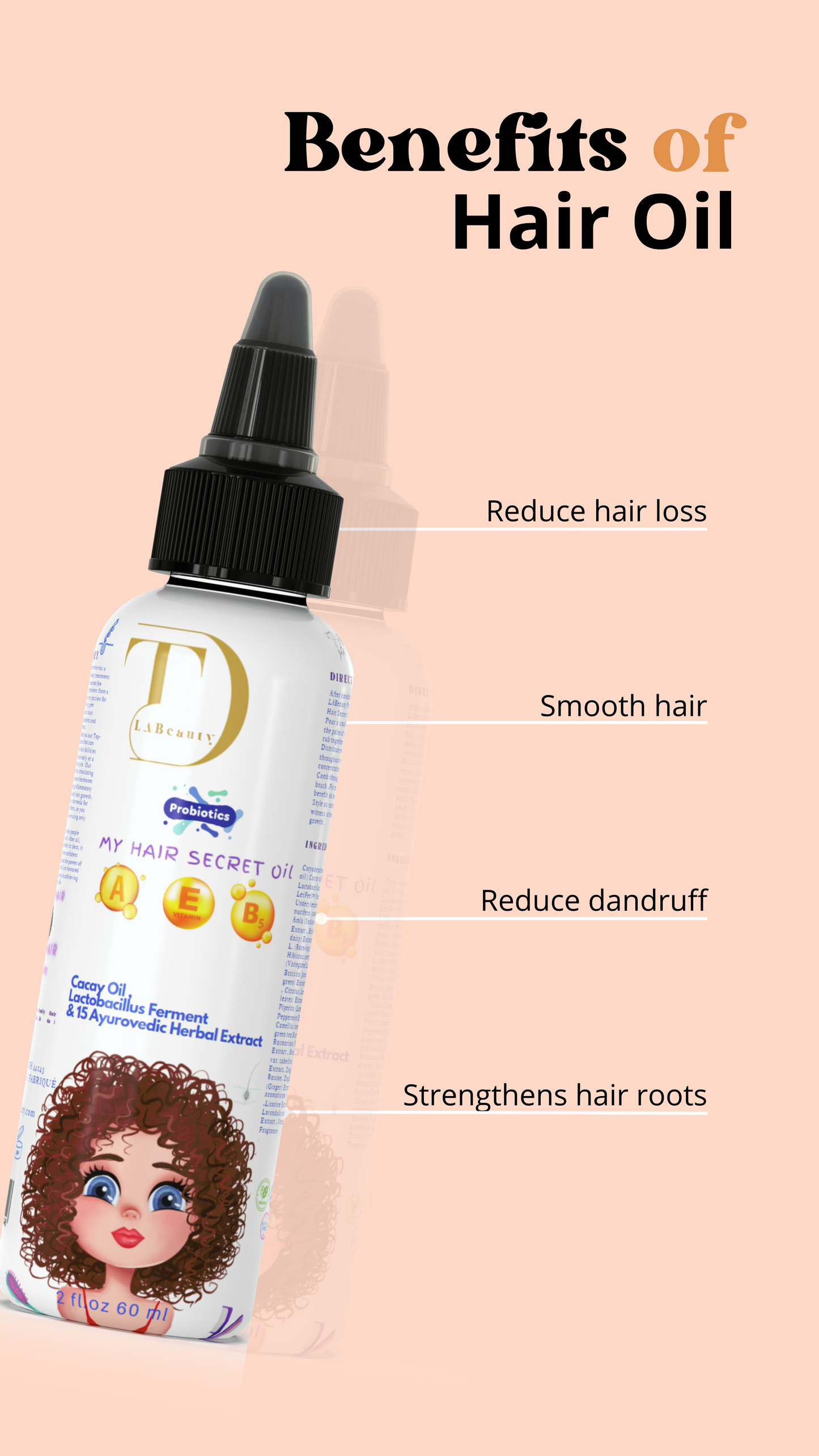 My Hair Secret Oil -TD LABeauty